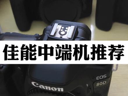 佳能中端机推荐,简单说一下60D 70D 80D 90D#摄影器材 #佳能相机 #摄影
