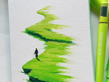 心向远方的不羁旅人/丙烯马克笔
#跟着抖音学画画 #歌马丙烯马克笔 #艺术种草指南 #每一个瞬间都是美丽的风景#新手友好