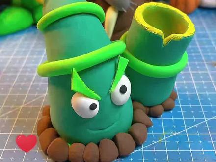 #超轻粘土 #植物大战僵尸2 #幼儿园手工 #粘土教程@抖音青少年 捏植物大战僵尸新植物,谁告诉我他叫啥