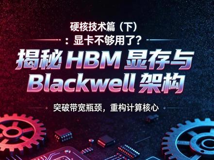 揭秘HBM显存与Blackwe架构 #HBM #显卡 #算力 #三星 #零距离看懂财经