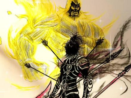 典韦将军何在?#典韦 #三国 #历史 #画画 #火柴人