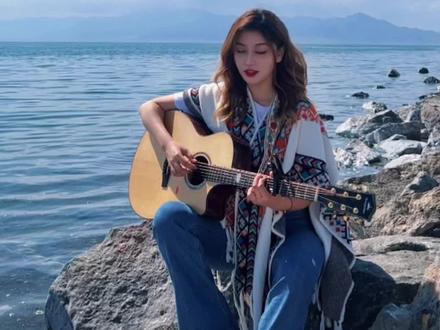 大西洋的最后一滴眼泪#赛里木湖 #总要去趟新疆吧 #新疆 #一万次悲伤 #卡马吉他