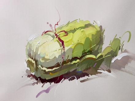 说一说蔬菜里你最烦画什么?#美术生 #水粉静物 @DOU+小助手