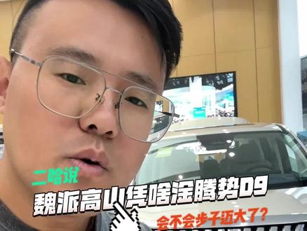 起售33万,魏牌高山凭啥拳打GL8脚踢腾势D9?会不会步迈大了#魏牌高山 #腾势D9 #说车聊车