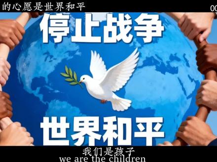 子弹到底要飞多久才能成为和平鸽!#世界和平 #我们的心愿是世界和平 #和平精英转场 #音乐分享 #和平鸽 @小奕