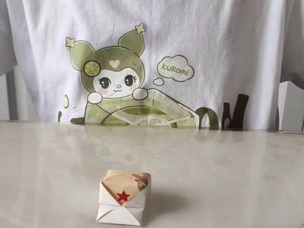 正方形纸折纸帽子#手工折纸 #折纸