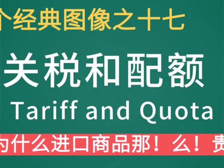 #经济 #留学 进口商品贵在哪儿?—关税与配额②@抖音小助手