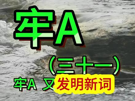 牢A系列 / (三十一集)牢A又出新词,新概念,“绿卡鸡贼”