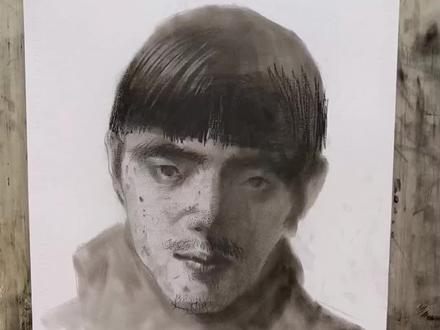 看我爆改画里的大叔#画画 #反差 #爆改 #美术生