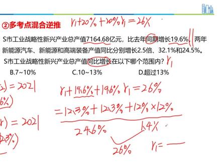2024国考必考题型——隔年增长率#国考 #行测 #考公 #公考 #资料分析@抖音小助手