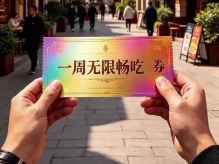 (上)你意外获得美食一周 无限畅吃体验券,你会选择吃哪个?#美食 #解压 #asmr #助眠 #ai