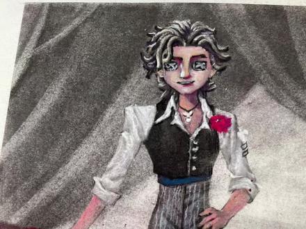 画画可以很简单之第五人格斗牛士#第五人格 #第五人格斗牛士 #画画#跟着抖音学画画