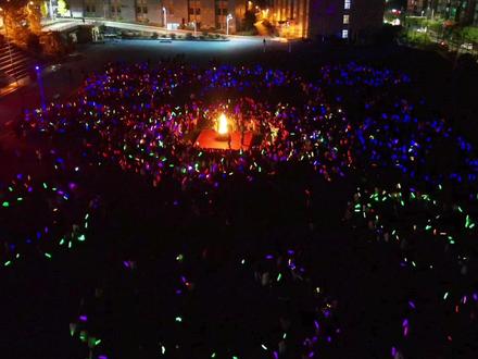 绥江县职业高级中学篝火文艺晚会,气氛嗨翻天!