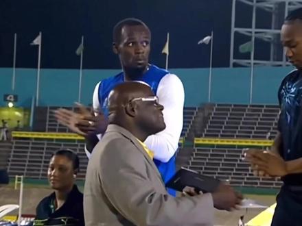 12年牙买加奥运选拔赛,布雷克双杀博尔特,高清画质!#牙买加 #博尔特#布雷克