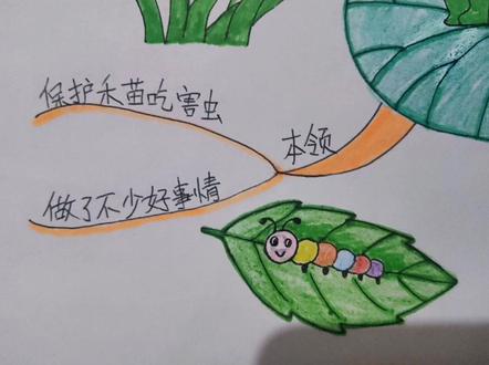 一年级下册语文《小青蛙》思维导图,简单好记忆。#小学语文 #手绘思维导图 #简笔画 #原创手绘 #每天跟我涨知识 @抖音小助手