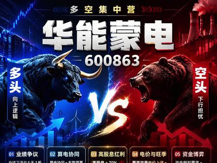 6月3日 华能蒙电 华能蒙电巨震 15%,电力妖股疯了?
多头:算力底座 + 高股息,继续冲!
空头:业绩差 + 估值高,赶紧跑!
你押哪边?
评论区站队!
#华能蒙电 #A股热点 #多空集中营 #A股 #大A