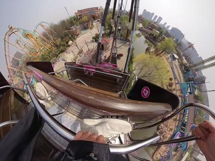 答应你们的海盗船最后一排来啦 #海盗船 #乐华恒业欢乐世界 #曼波