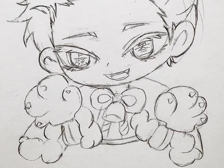 零基础学漫画|动漫人物怎么画Q版教程鬼灭之刃猗窝座 鬼灭之刃猗窝座Q版人物教程~有完整无倍速版喜欢的小宝欢迎进学习#线上美术课#漫画#零基础学画画 #鬼灭之刃#绘画教程