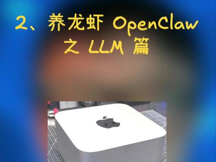 养龙虾之LLM 篇#openclaw #macstudio #macmini #llm #qwn3.5