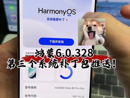 Mate80推送鸿蒙6.0.0.328第三个系统重要补丁包 #华为#harmonyos6 #鸿蒙越用越香 #我的鸿蒙体验 #数码科技