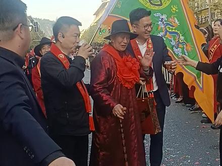 2023年11月25日农历十一月十三温州龙湾沙城八甲杨氏宗祠圆谱巡游庆典(3)