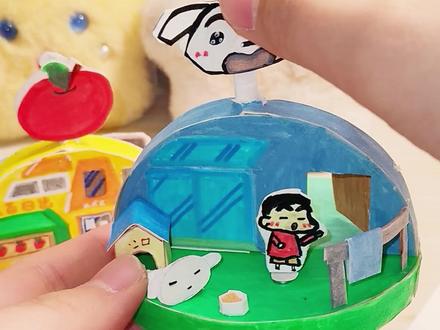 谁还没拥有一个这么可爱的蜡笔小新❗#蜡笔小新 #蜡笔小新盲盒 #手工 #翻翻乐 #好玩