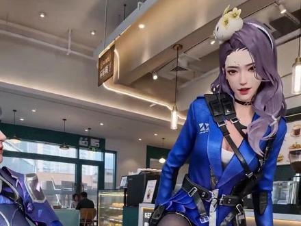 #AI咖啡店员的特殊服务 #随变ai随便玩 #随变app #黑丝美女