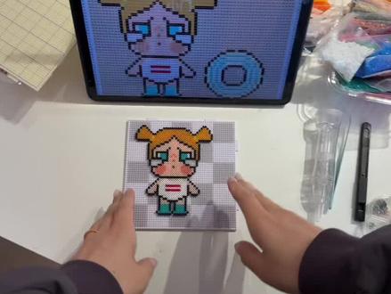 白沟拼豆手作 #晒出我的拼豆作品 #我在抖音玩拼豆