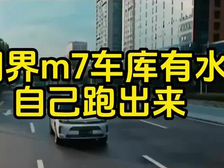 问界m7车库有水自己跑出来 #问界m7 #智能汽车