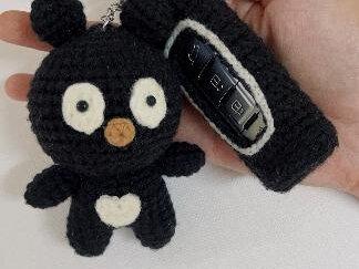 钩织车钥匙套(一) #钩针编织教程 #钩针编织车钥匙套 #钩针编织 #手工编织零基础教学 #钩织