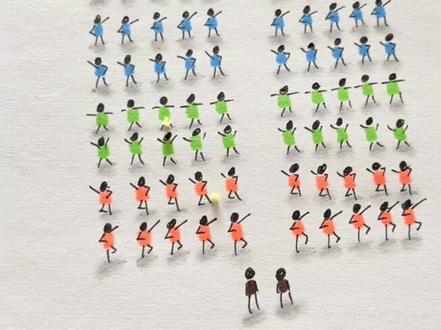 今天教你画做第八套广播体操的立体小人简单又解压,你们能看见立体小人的表情吗?#渊博文化星 #星河计划 #简笔画 #立体小人@DOU+小助手