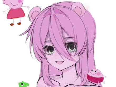 为什么没人约我😭#绘画 #小猪佩奇 #拟人