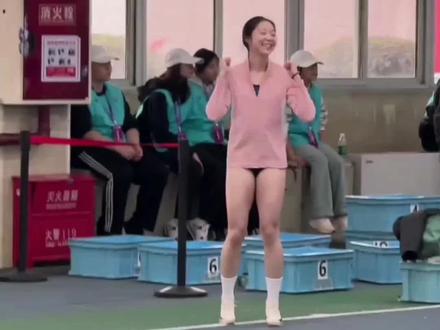 田径运动员 刘峡君#运动女孩 #田径美女 #好身材