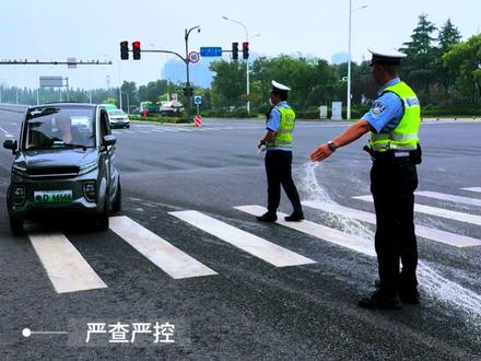 淄博交警电动三四轮车整治正在进行中
