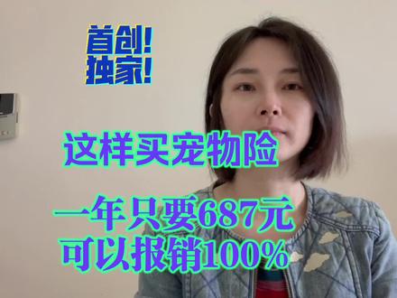 这样买宠物险花费最少报销最多!#宠物保险 #宠物