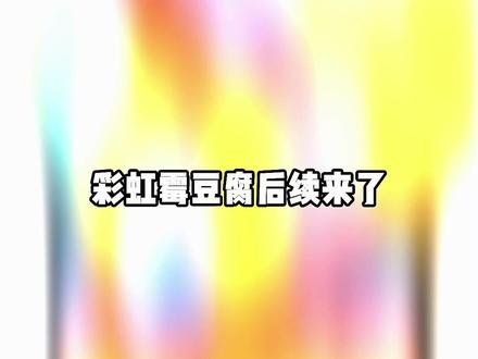 彩虹霉豆腐后续!!!终于被我找到了~ #彩虹霉豆腐 #霉豆腐 #后续 #彩色霉豆腐