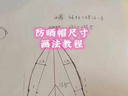 好多姐妹问我防晒帽尺寸怎么画,
今天手把手教你们,简单好上手,
自己做的戴着舒服又好看,新手也能学会#手工防晒帽#手工教程#宝妈手工#DIY手工 #真实生活分享计划