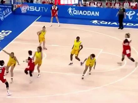 “全能战士”唐子婷 新一代中国女篮的中坚力量! #唐子婷 #大运会女篮 #刘禹彤