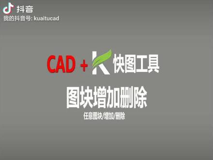 不分解图块增删图形#cad#cad原创插件 #室内设计#室内设计装修