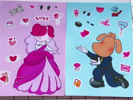 拉布拉多警长贴纸书来喽!#手工 #贴纸书 #拉布拉多警长