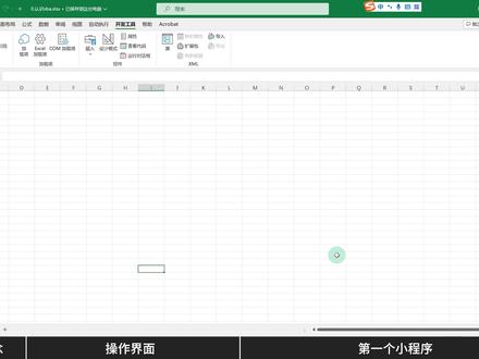 P0.认识VBA——操作界面 #vba #excel #办公自动化