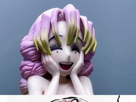 温泉蜜璃第二集#软陶 #手工 #鬼灭之刃 #粘土 #教程