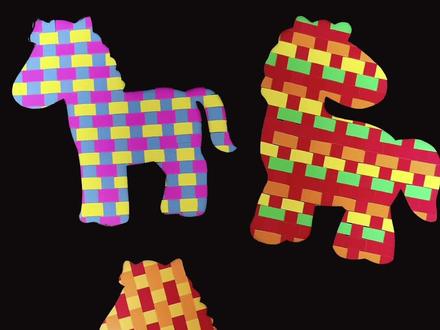 新年手工|非遗编织小马
#幼儿园手工 #新年手工 #亲子手工 #非遗 #元旦手工