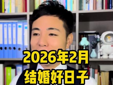 2026年2月结婚吉日有哪些?