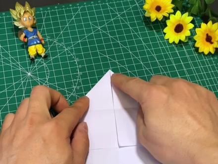 飞的太稳了,赶紧去试试#手工折纸 #手工 #纸飞机