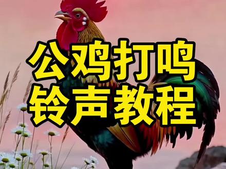 公鸡打鸣铃声设置方法教程来了.公鸡打鸣设为铃声的步骤教程.大公鸡叫声打鸣音频苹果手机铃声.公鸡打鸣视频资源.鸡叫声凶猛60秒的音频怎样设置成手机来电铃声2025最火的手机铃声公鸡打鸣设置教程,公鸡打鸣手机铃声下载途径以及大公鸡打鸣声音的闹钟设置方式,尤其是最近超火的公鸡打鸣的视频和公鸡打鸣叫声阳气完整版,还想知道如何设置公鸡起床铃声mp3、怎么把公鸡打鸣设置成闹钟铃声、公鸡打鸣铃声设置教程、公鸡打鸣铃声下载,以及vivo、oppo、华为、小米、苹果手机如何将公鸡打鸣设为铃声,还有公鸡打鸣视频怎么提取成音频mp3,也就是#怎么把视频转换成mp3音频 #公鸡打鸣铃声设置 #公鸡打鸣叫声 #公鸡打鸣视频 #视频转换mp3音频
