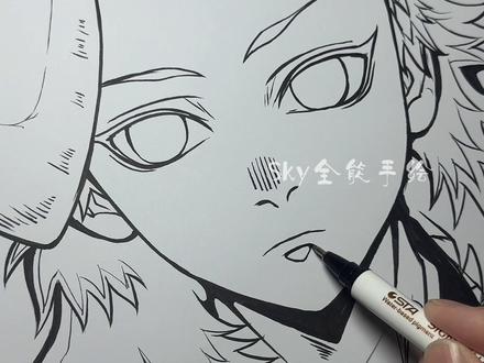 粉丝们想看我画一期锖兔,右边选的人做多,直接安排! #手绘 #画画教程 #锖兔 #鬼灭之刃 #日常瞎画 @抖音小助手