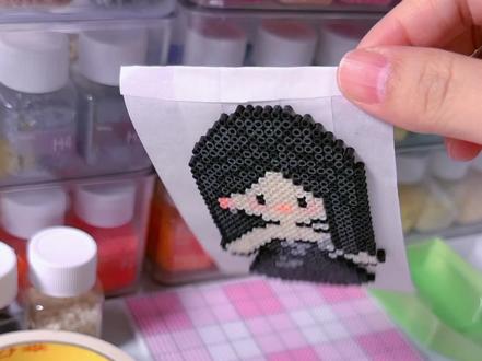 拼豆用美纹纸翻车?不存在的!#白鹿 #真实生活分享计划 #拼豆 #美纹纸胶带 #翻车