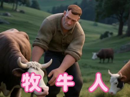 启蒙早教 儿童睡前故事 伊索寓言第39集:牧牛人|当你害怕一件事的时候,试着勇敢地去面对它,你会发现它其实没那么可怕。#热门 #启蒙早教 #伊索寓言 #儿童睡前故事 #牧牛人