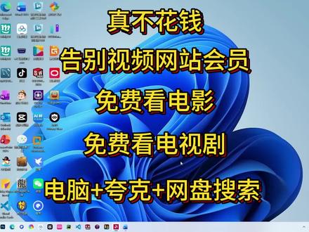 告别视频网站会员,利用网盘加网盘搜索,电脑上免费看电影电视剧 #免费 #免费看电影 #免费看剧 #免费看电视剧 #网盘